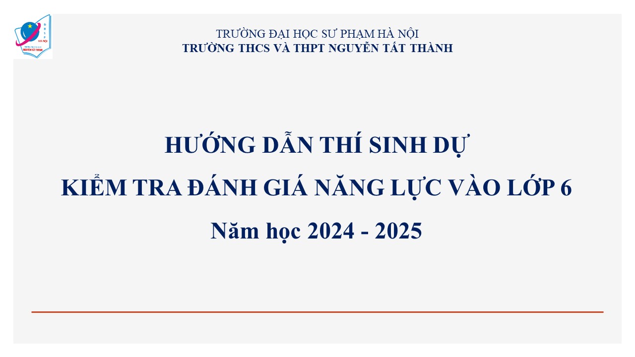 Hướng dẫn tra cứu số báo danh và dự kiểm tra đánh giá năng lực vào lớp 6 năm học 2024 – 2025